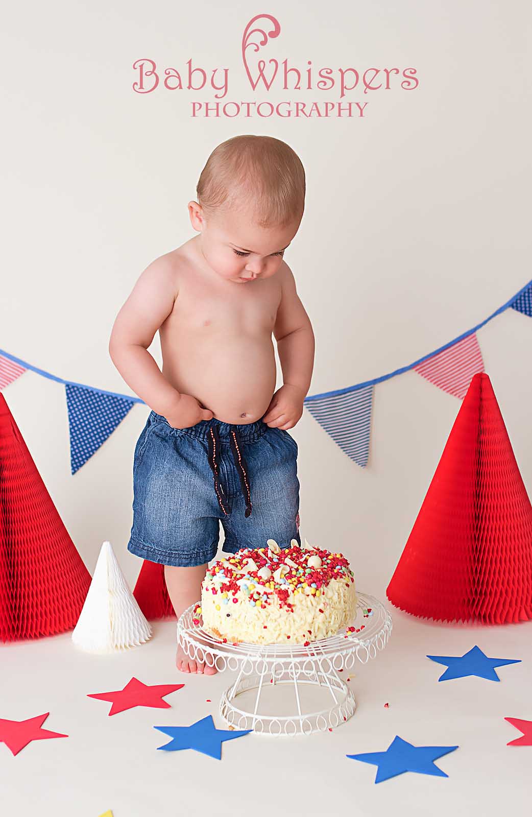 1st Birthday Cake Smash - Baby Whispers Photography Royston Cambridge